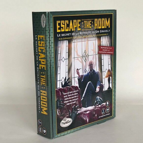 New Sealed ThinkFun Escape The Room Secret of Dr. Gravely's Retreat - French - Picture 4 of 10